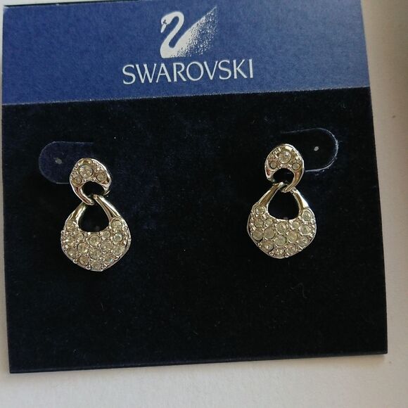 Swarovski silver bella earrings - Picture 1 of 5
